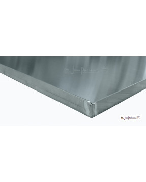 Llanda/bandeja aluminio grueso 1,5 mm con  esquinas soldadas
