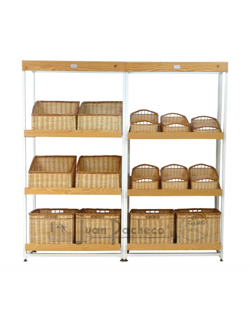 estantería 3 baldas madera, compra online auxiliares rusticos de diseño